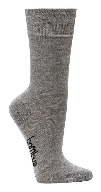 6 Paar TippTexx 24 weiche Bambus Socken in Melange-Farben